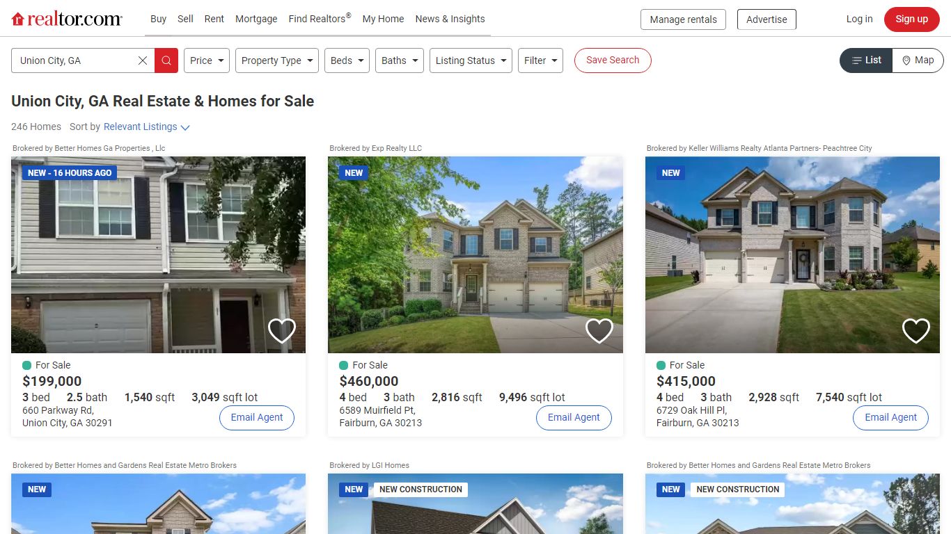 Union City, GA Real Estate & Homes for Sale - realtor.com